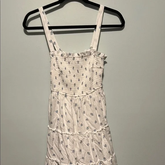 chinese dress ladies Hollister Women's Black Floral Wrap Dress M – Preworn